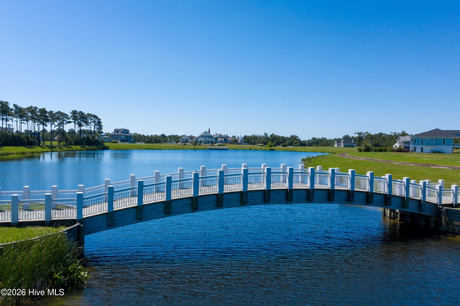 Footbridge over the lake